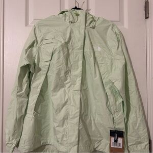 The North Face Antora rain jacket Women’s Lime Cream XL New